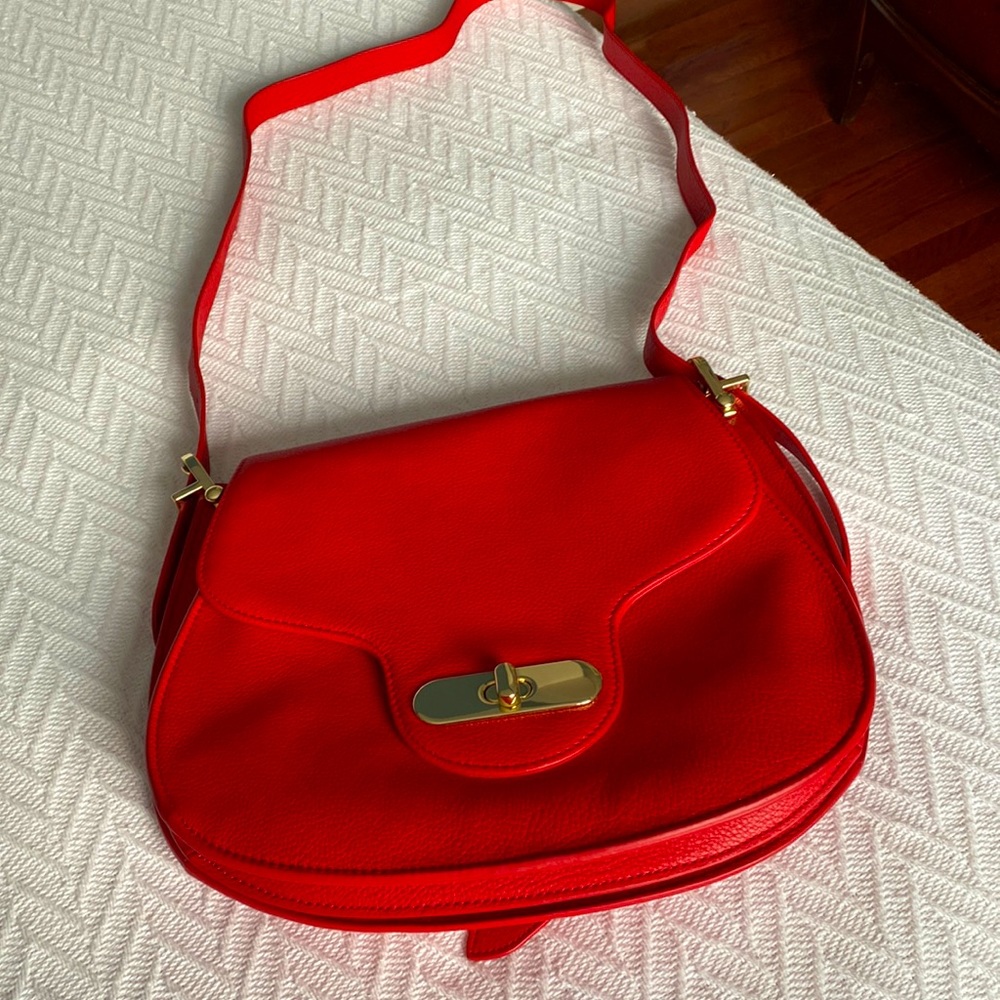 BNWT. red handbag from Talbots